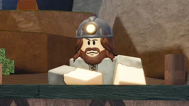 The Forge kodları rehberi: Roblox oyunu The Forge’da bir NPC karakter ve kod giriş ekranı