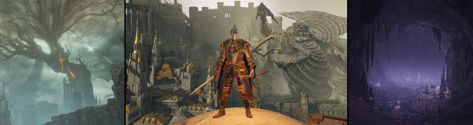 Elden Ring unique item konumları rehberinde ana oyun ve Shadow of the Erdtree özel eşyalarını gösteren görsel.