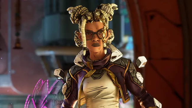 Borderlands 4 haftalık güncelleme kapsamında Harlowe karakteri ve yeni endgame içeriklerini gösteren oyun görseli.