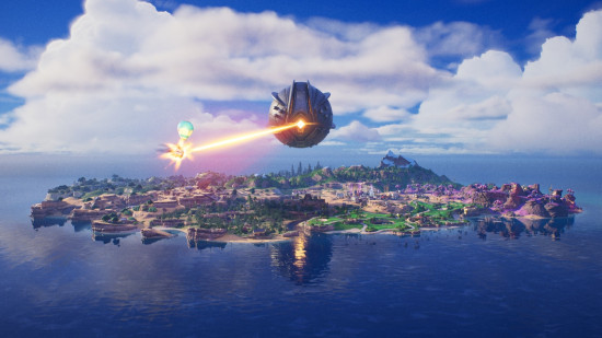 Fortnite Bölüm 7 Sezon 2 ile adaya eklenen karlı dağlar ve çöl alanlarını gösteren güncel ada haritası.